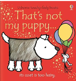 The book cover of “That’s not my puppy..” by Fiona Watts